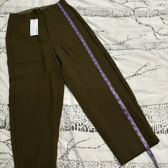 NEW FRANK & OAK BARREL LEG PANTS - Picture 6 of 9